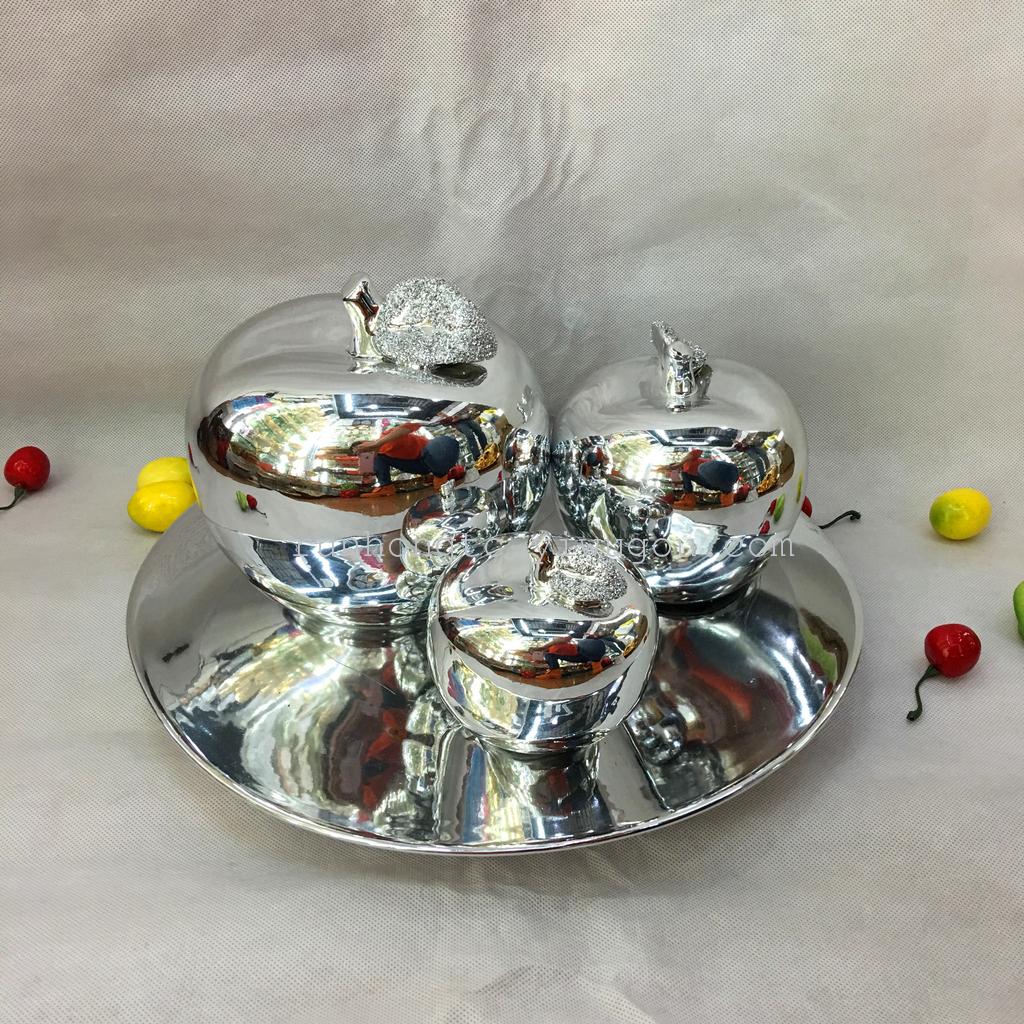 热销陶瓷水果套盘工艺品家居摆件酒店用品苹果