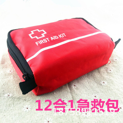 Portable outdoor first-aid kit earthquake fire emergency medical kits camping trip bus carrying life-saving medical 