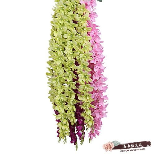 artificial flower five-fork orchid hanging home decoration artificial flower fake flower