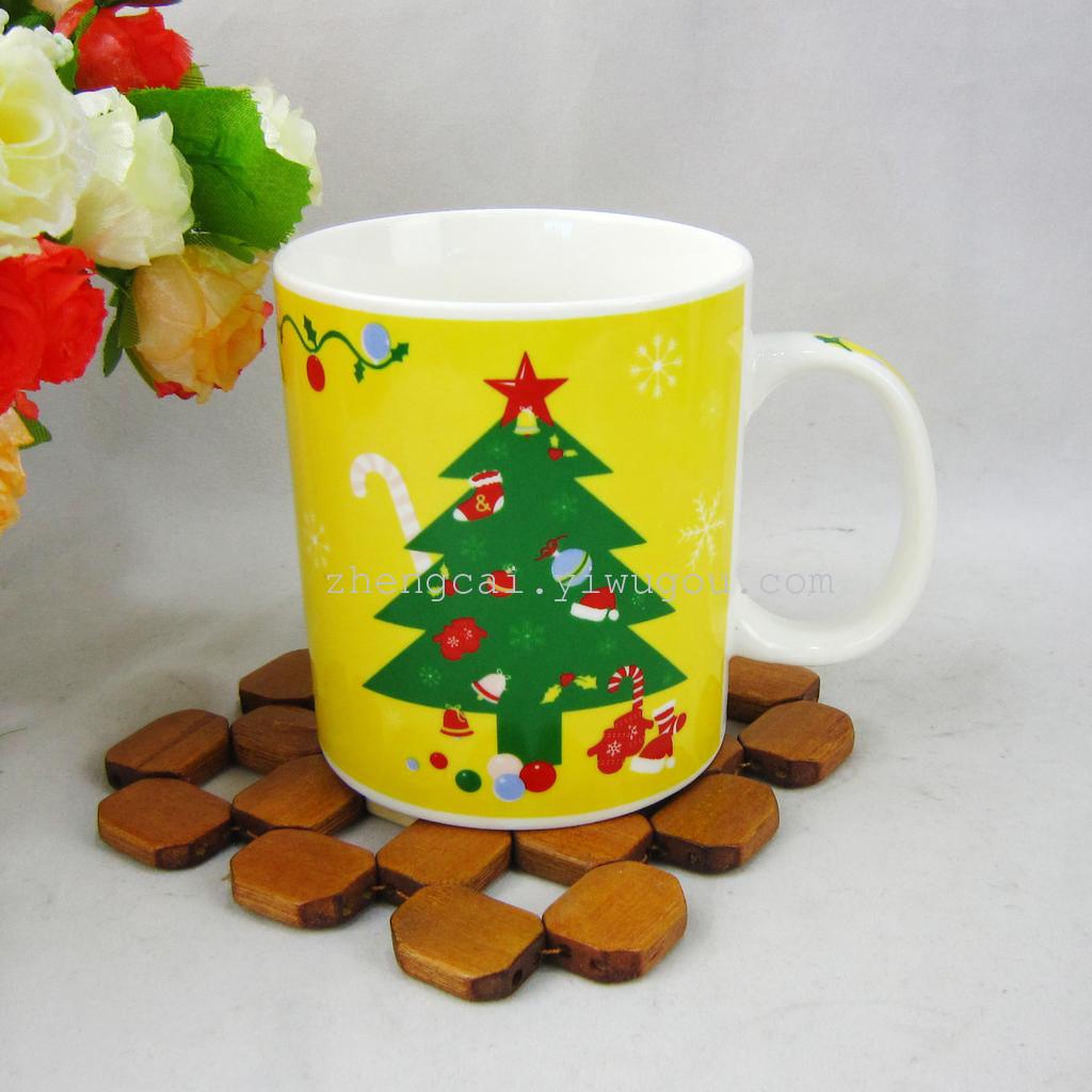 圣诞陶瓷杯 马克杯  广告礼品杯 咖啡杯