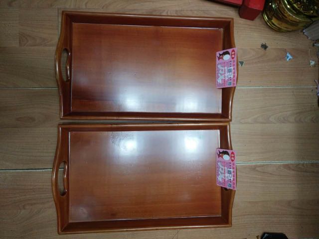 祥晟堂佛具 水陆两用品 送圣全实木托盘大号 戒定真