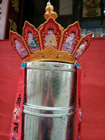 台湾祥晟堂佛具 法师帽 手工毗鲈帽高档 中档 黄色