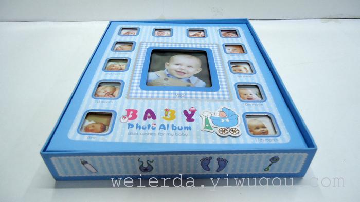 12月宝宝成长纪念相册6寸240张创意工艺影集