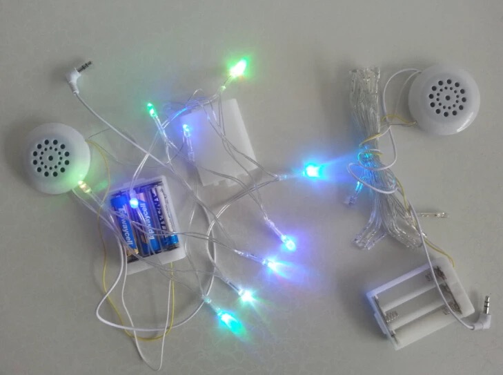 发光LED灯 节日灯串 专业厂家直销 玩具机芯 录音 唱歌