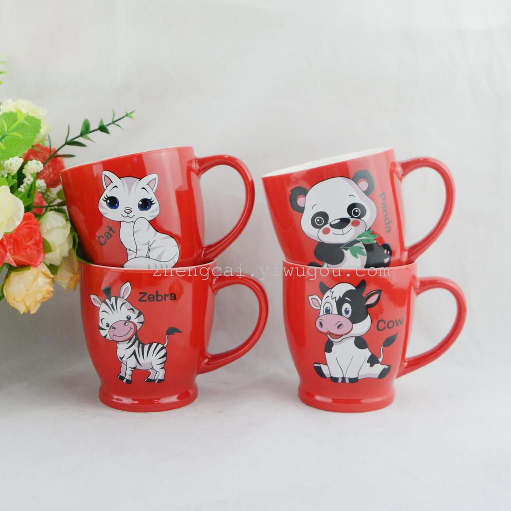 陶瓷杯 马克杯  广告礼品杯  新款卡通杯