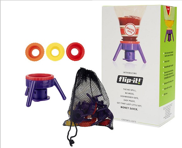 flip DeluxeCap Kit多功能瓶盖多功能浴室瓶架