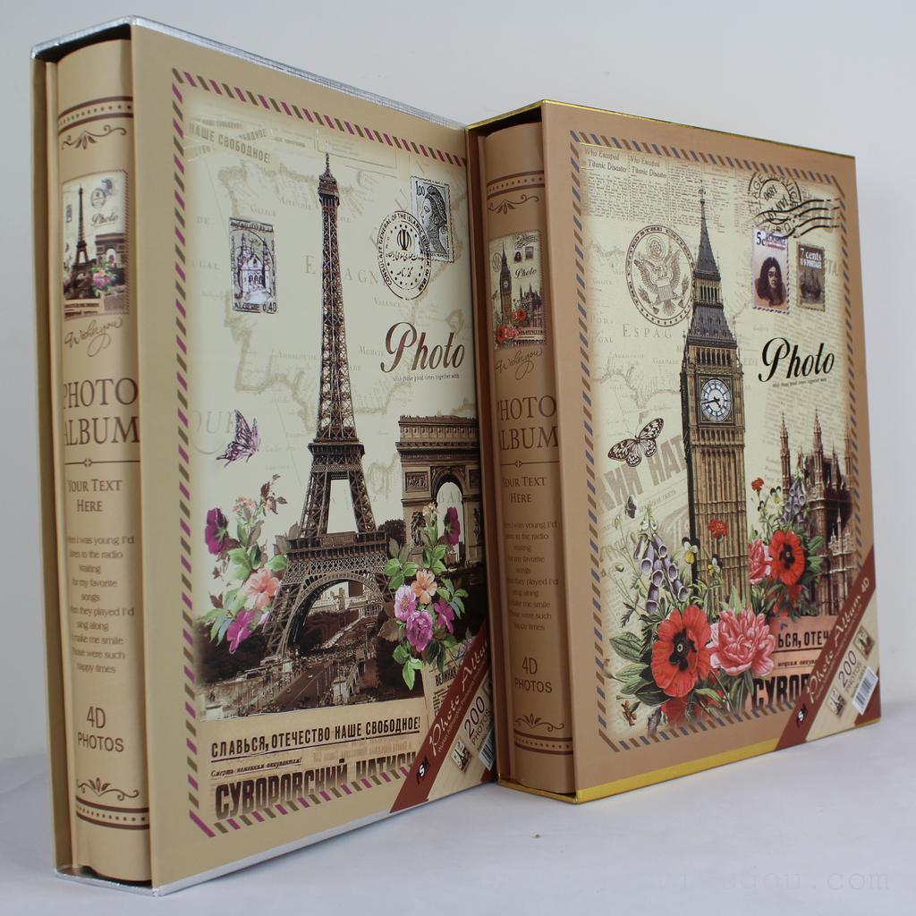 欧美复古油画 巴黎 铁搭 影集7寸200张 相册