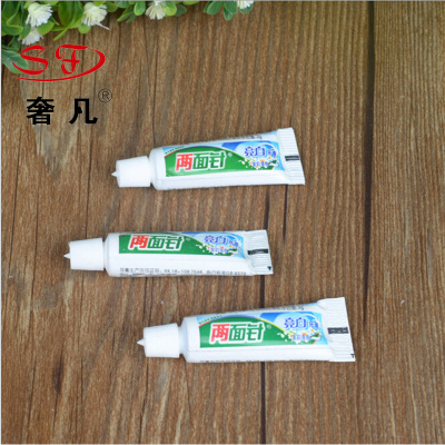 Direct selling double needle toothpaste hotel disposable toothpaste hotel disposable supplies