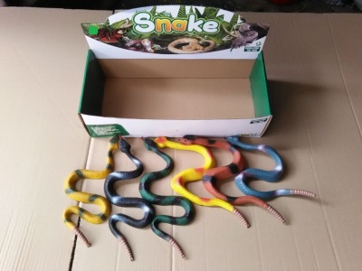 Scenic Spot Hot Sale Rubber Toy Snake Simulation 70cm Big Snake Creative Tricky Toy Soft Snake
