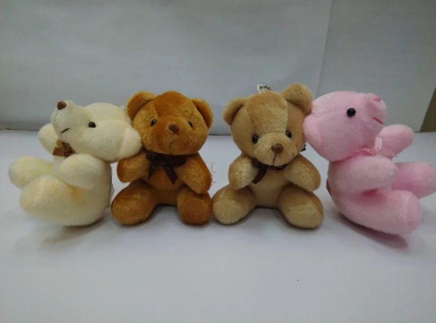 毛绒挂件  领结坐熊