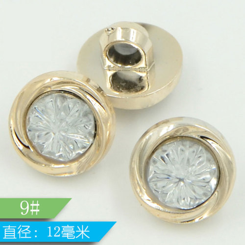 plastic resin crystal button buttons