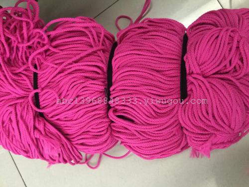 Factory Direct Sales Polyester Cotton Rope Toys Matching Rope Eight-Strand Flower Rope Pp Rope