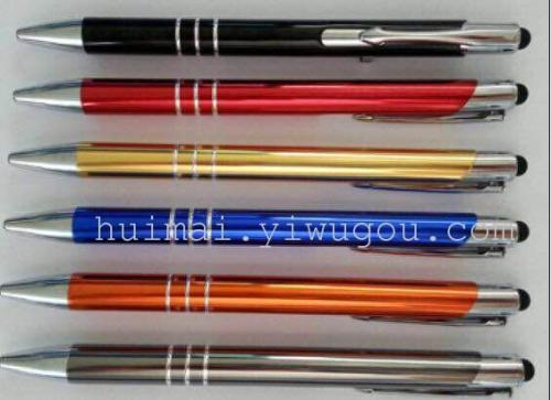 Aluminum Rod Touch Touch Touch Screen Ballpoint Pen Gift Pen Advertising Pen Office Pen