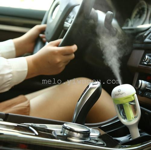 car aromatherapy humidifier， car charger spray humidifier purifier， anion air purifier