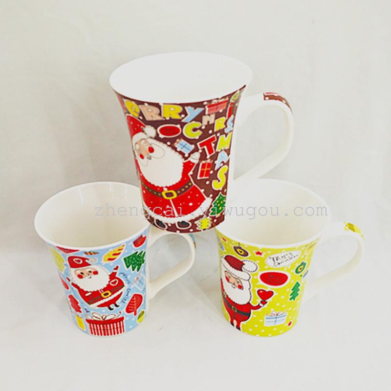 陶瓷圣诞咖啡杯 广告定做促销杯