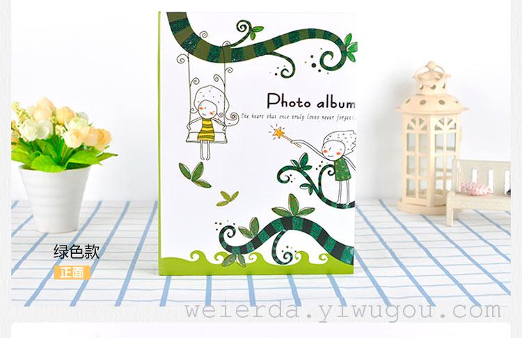 6寸浅色童画相册影楼影集相片纪念册礼品