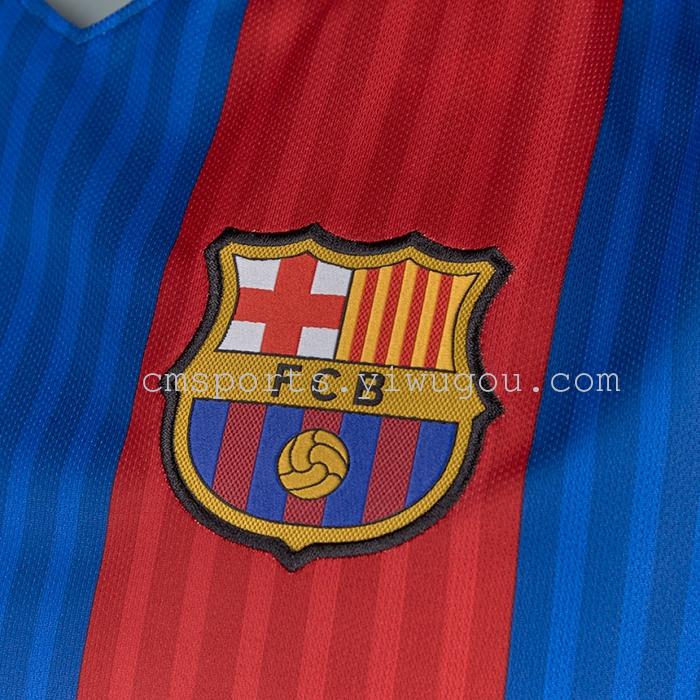 2016-17西甲 巴塞罗那球衣 巴萨足球服_崇铭体
