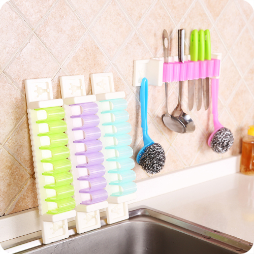 candy-colored sundries storage storage rack punch-free adhesive seamless wall mount kitchen supplies storage rack