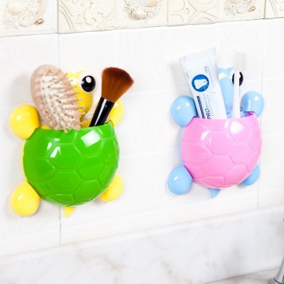 cute turtle strong suction cup toothbrush holder toothbrush toothpaste holder cartoon couple toothbrush holder