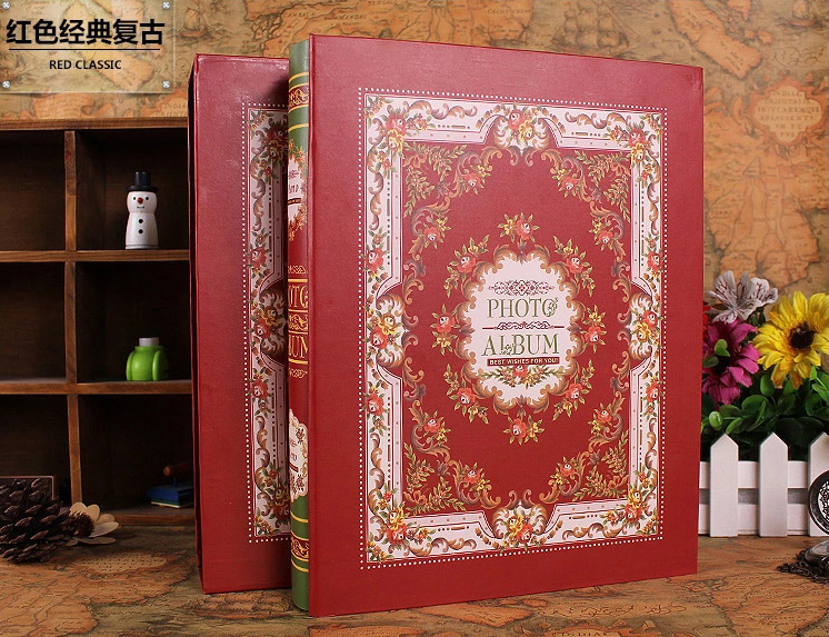 清新仿古小花朵4D200P相册 影集 精美礼品