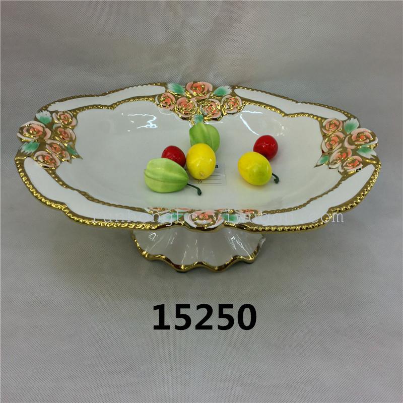 厂家直销陶瓷工艺果盘果碗 家居创意摆件