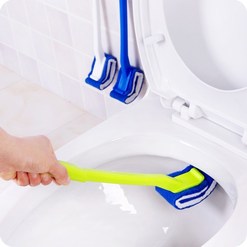 Japanese-Style Lotion-Free Toilet Brush Soft Brush Plastic Long Handle Toilet Cleaning Brush Toilet Cleaning Brush