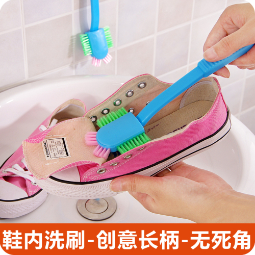 Multi-Head Long Handle Cleaning Shoe Brush Multi-Functional Soft Bristles Cleaning Brush Sneakers Brush Shoes Special Brush