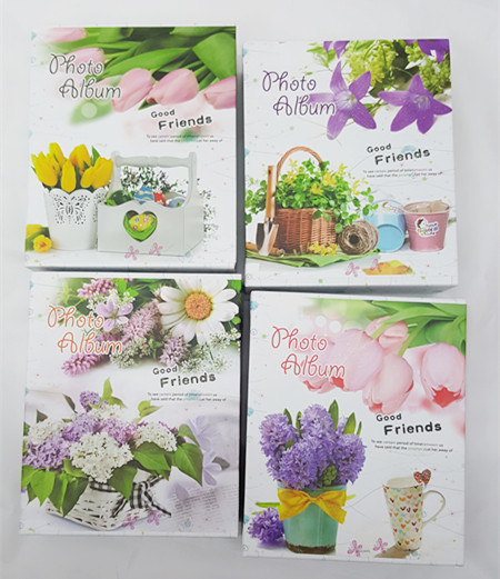 精品盒装小影集 6寸40张薰衣草花朵 礼品小相册