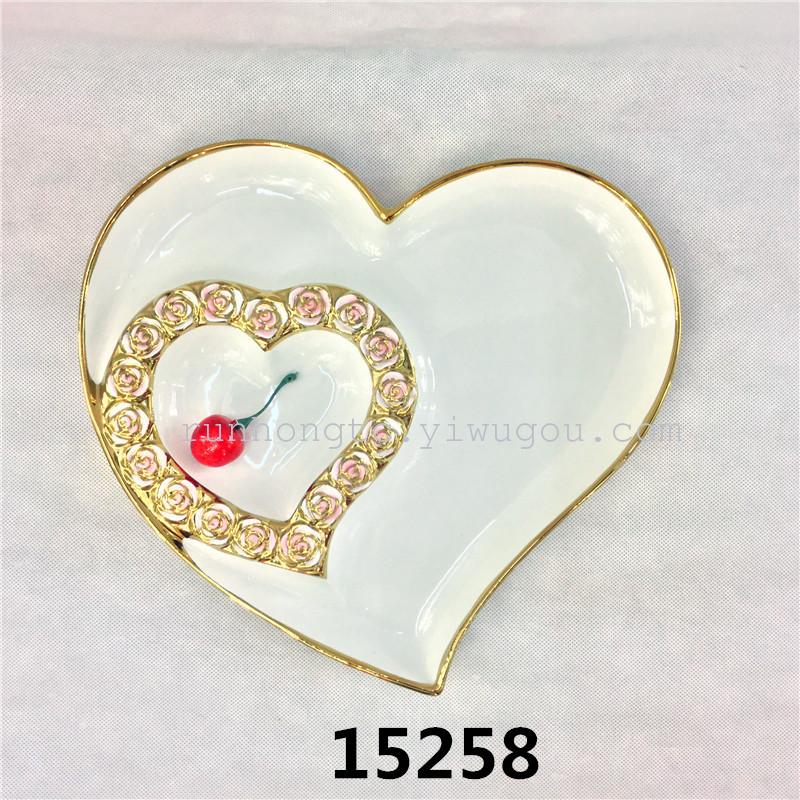 厂家批发陶瓷工艺果盘果碗 家居创意摆件