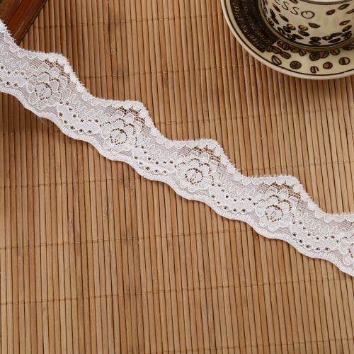 White Lace Clothing Accessories Embroidery Edge Material