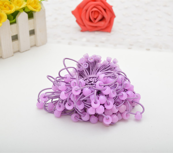 儿童DIY皮筋发饰必备小碗扣带珠款韩国皮筋_