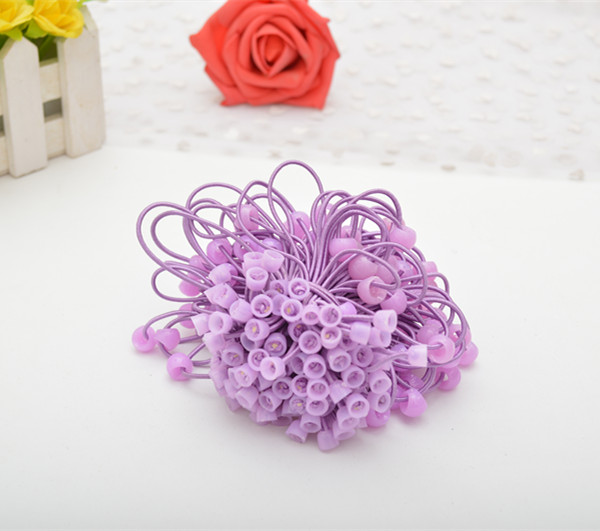 儿童DIY皮筋发饰必备小碗扣带珠款韩国皮筋_