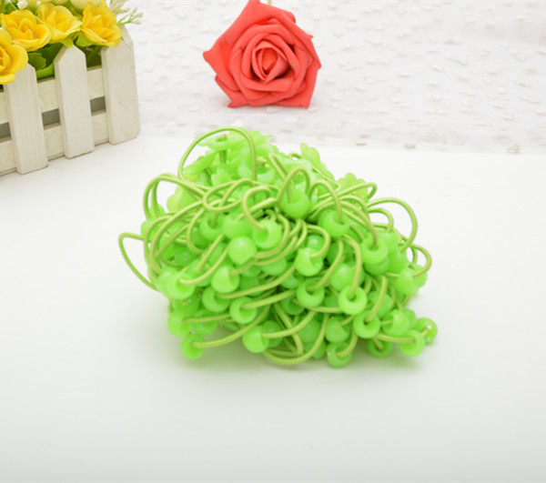 儿童DIY皮筋发饰必备小花碗扣带珠款韩国皮筋