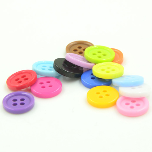 resin color double-sided children wholesale button buttons