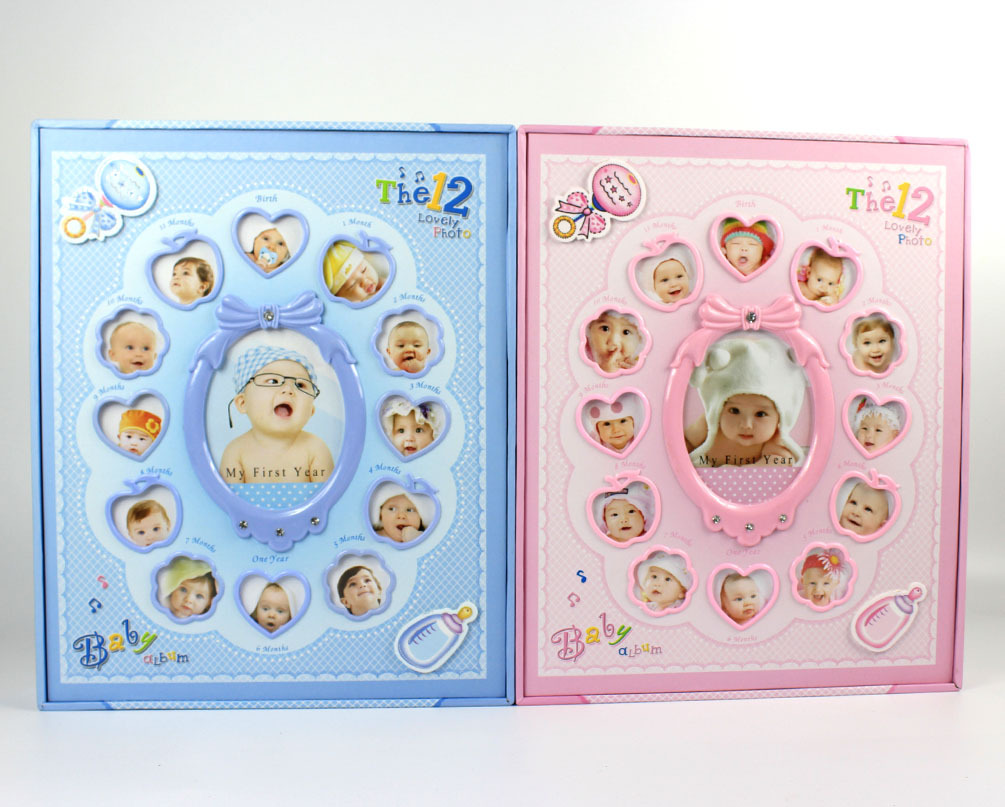 12月宝宝成长纪念册工艺礼品纪念册6寸240张影集