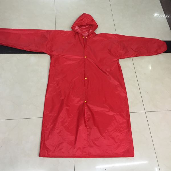 新款韩版大红色长风衣 雨衣长款女士长大衣雨