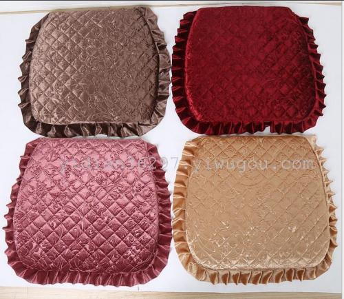 hot selling wooden ear 3d embossed cushion modern simple comfortable seat cushion wholesale