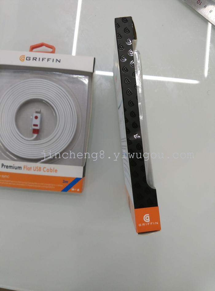 扁线面条 iPhone6Sp数据线 iPad过2A充电线_