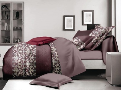 Coral plush four - piece bedspread bedding set