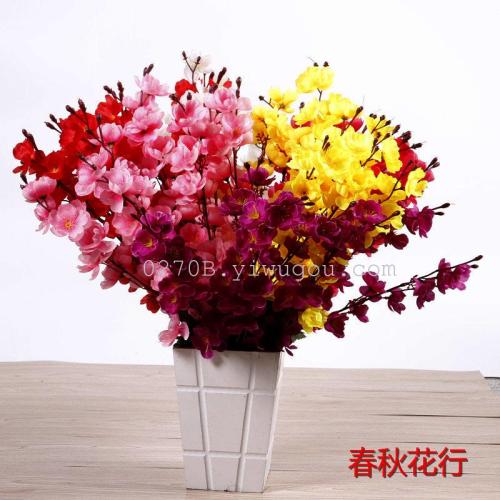 simulation plum blossom branch/long and short plum blossom/small xiumei fake flower/living room desktop display decorative floriculture