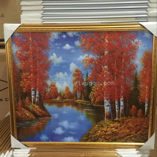 Factory Direct Inner Diameter Factory Direct 50*60cm Simulation Oil Painting Finished Products