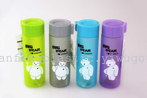 塑料直筒形状大白图案水杯_爱尚塑料日用品_