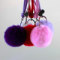 Artificial Wool Ball Pendant Fake Fur Ball Keychain Mobile Phone Pendant