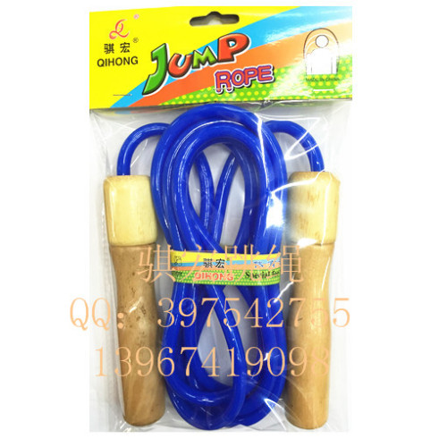 Macro 2063 Wooden Handle Rubber Skipping Rope Adult Fitness Skipping Rope Student Exam Standard Skipping Rope