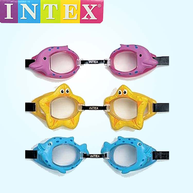 正品INTEX-55603 趣味泳镜儿童防水