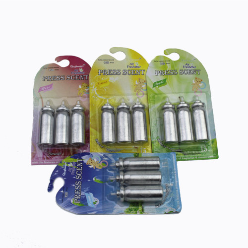 manufacturer direct air freshener air fragrance supplement bottle sprayer 3pc/card