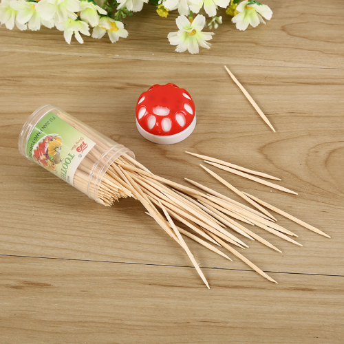 Plastic Vase Toothpick Fine Toothpick Canned Toothpick Natural Environmentally Friendly Bamboo Toothpick