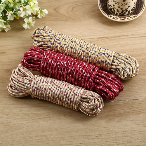 Thickened Multi-Functional Drying Rope Nylon Non-Slip Windproof Clothesline Clothes Drying Outdoor Quilt Drying Rope