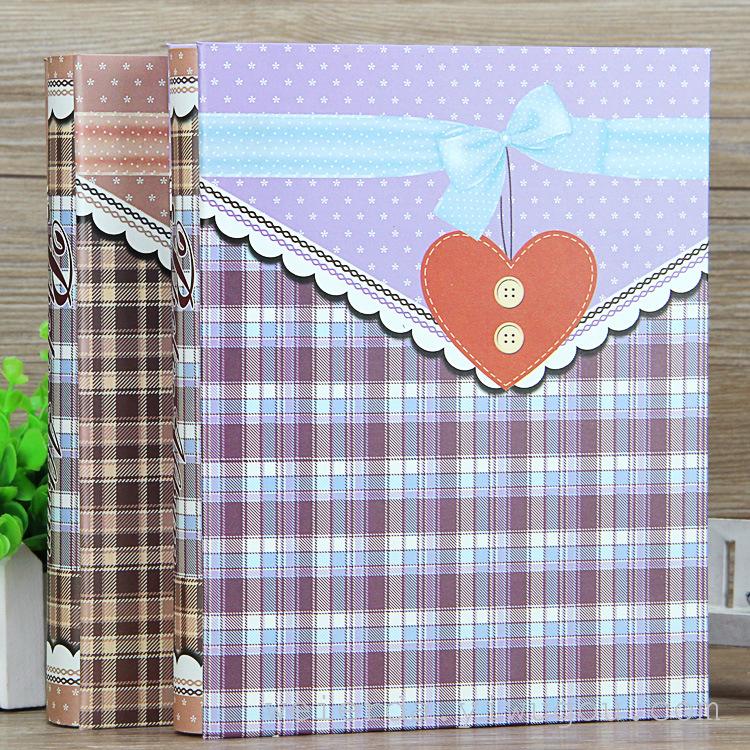 6寸200张立体贴花格字影集精美盒装纪念相册