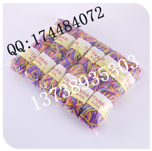 Factory Direct Sales 4-Strand 100% Acrylic Wool Floral Thread DIY All-Clear Wool Foreign Trade Threads
